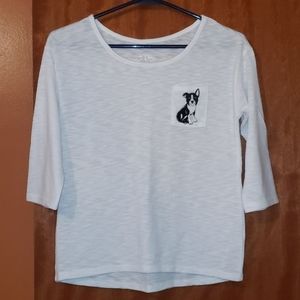 Worn only once! Girl's 3/4 Sleeve Top